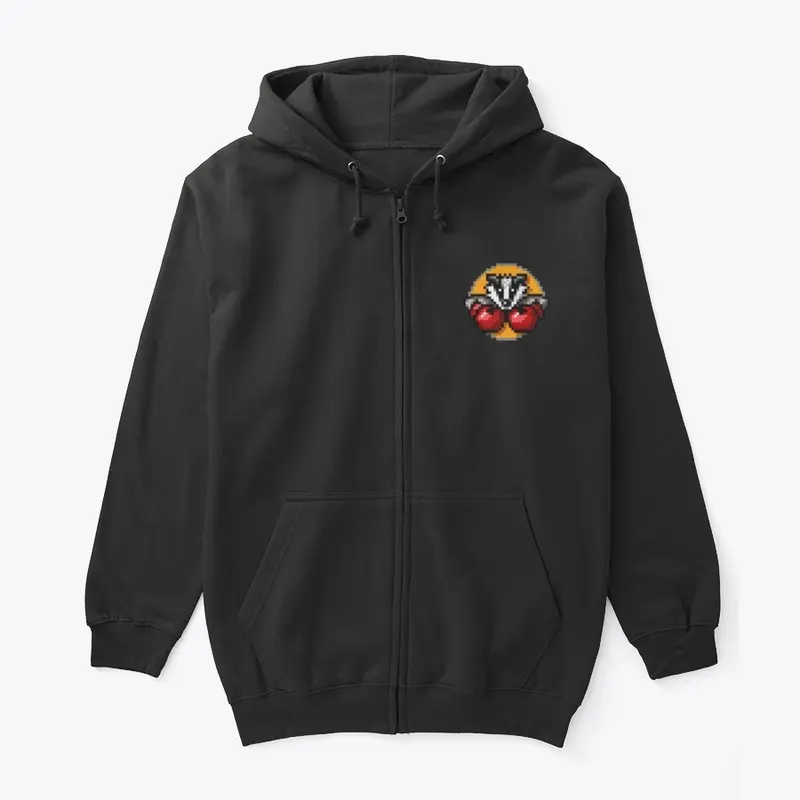 Badger Punch zip-up hoodie